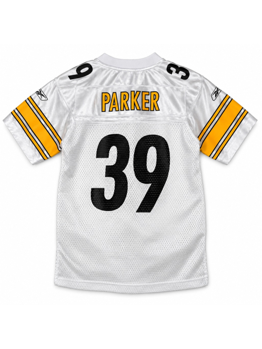 Reebok Pittsburgh Steelers Jersey Willie Parker #39 NFL On Field White Youth S